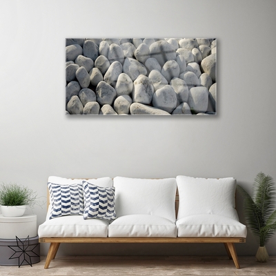 Plexiglas® Wall Art Stones art grey