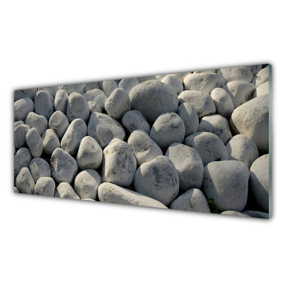 Plexiglas® Wall Art Stones art grey