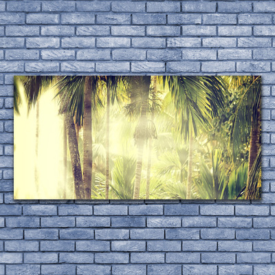 Plexiglas® Wall Art Forest nature brown green