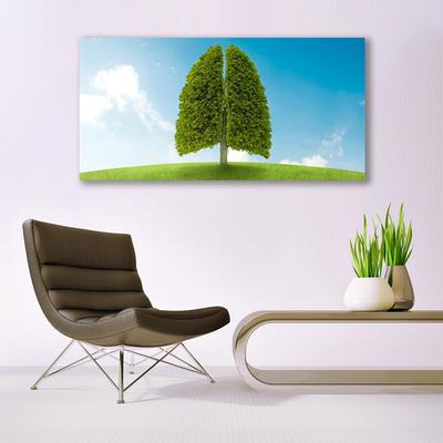 Plexiglas® Wall Art Grass tree nature green