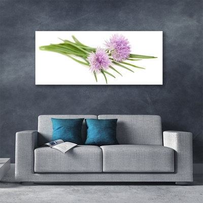 Plexiglas® Wall Art Flowers floral pink. Green