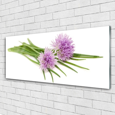 Plexiglas® Wall Art Flowers floral pink. Green