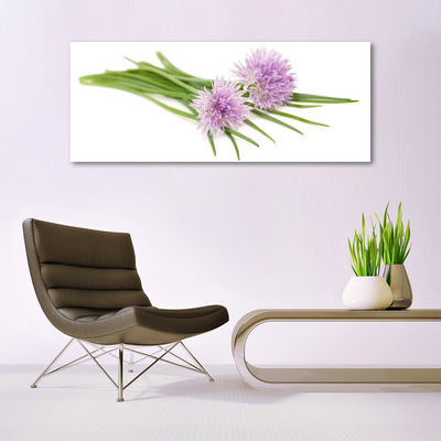 Plexiglas® Wall Art Flowers floral pink. Green