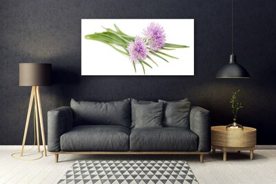 Plexiglas® Wall Art Flowers floral pink. Green