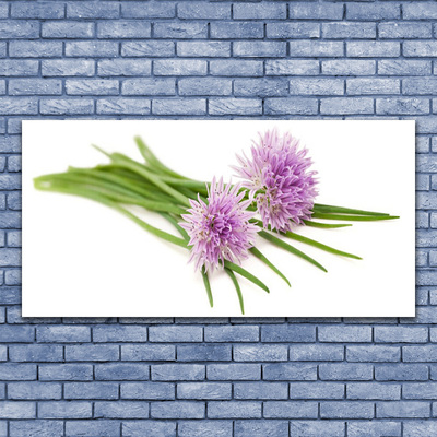 Plexiglas® Wall Art Flowers floral pink. Green