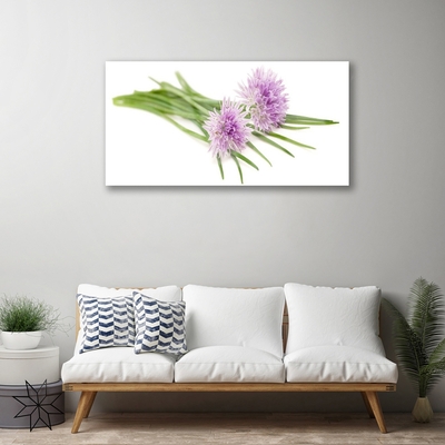 Plexiglas® Wall Art Flowers floral pink. Green