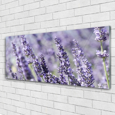 Plexiglas® Wall Art Flowers floral purple