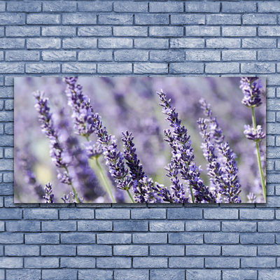 Plexiglas® Wall Art Flowers floral purple