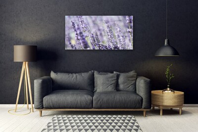 Plexiglas® Wall Art Flowers floral purple