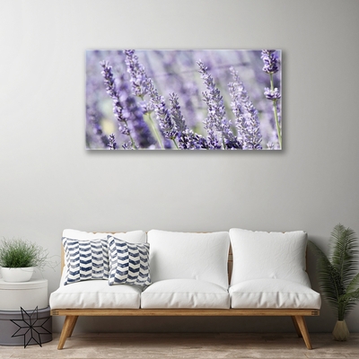 Plexiglas® Wall Art Flowers floral purple