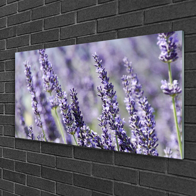 Plexiglas® Wall Art Flowers floral purple