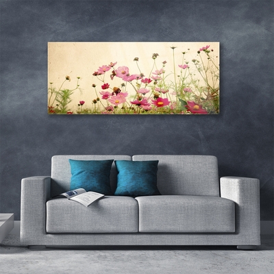 Plexiglas® Wall Art Flowers floral pink red