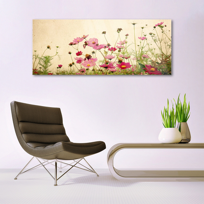 Plexiglas® Wall Art Flowers floral pink red