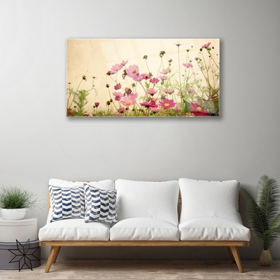 Plexiglas® Wall Art Flowers floral pink red