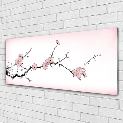 Plexiglas® Wall Art Flowers floral pink