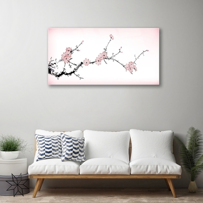 Plexiglas® Wall Art Flowers floral pink