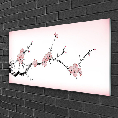 Plexiglas® Wall Art Flowers floral pink