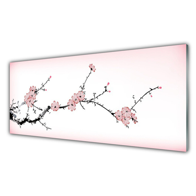 Plexiglas® Wall Art Flowers floral pink