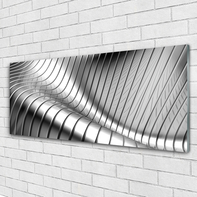 Plexiglas® Wall Art Abstract art silver