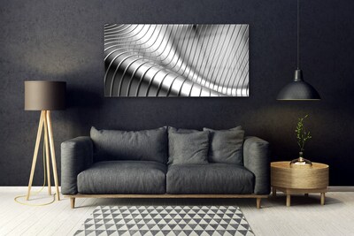 Plexiglas® Wall Art Abstract art silver