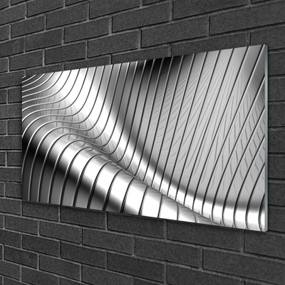 Plexiglas® Wall Art Abstract art silver