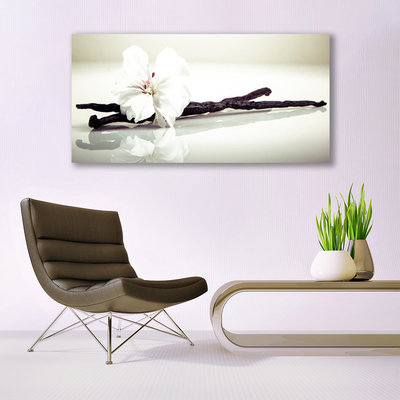 Plexiglas® Wall Art Flower floral white