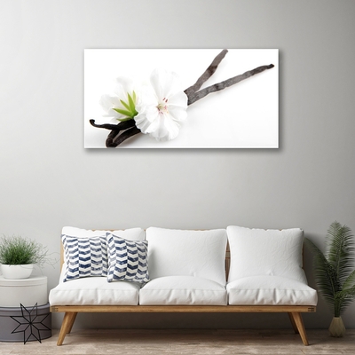 Plexiglas® Wall Art Flower floral white