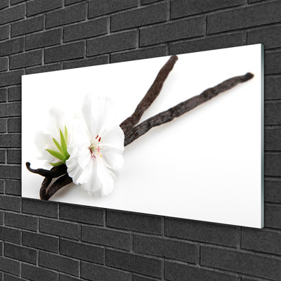 Plexiglas® Wall Art Flower floral white