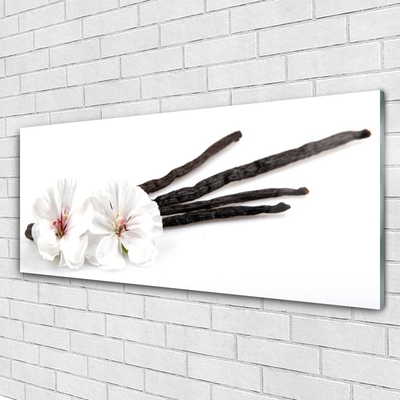 Plexiglas® Wall Art Flower floral white