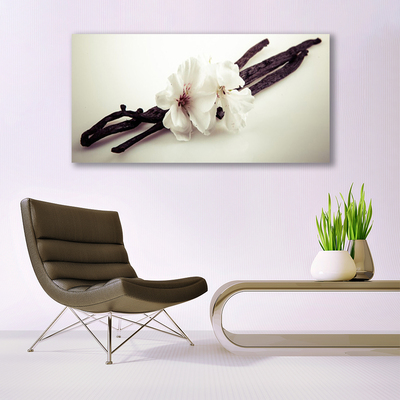 Plexiglas® Wall Art Flowers floral white