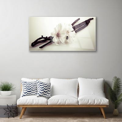 Plexiglas® Wall Art Flowers floral white