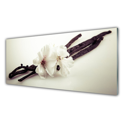 Plexiglas® Wall Art Flowers floral white