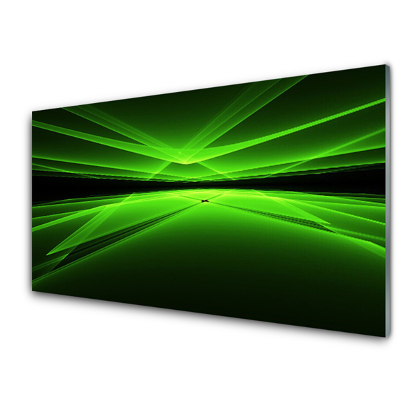 Plexiglas® Wall Art Abstract art green black