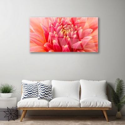 Plexiglas® Wall Art Flower floral orange