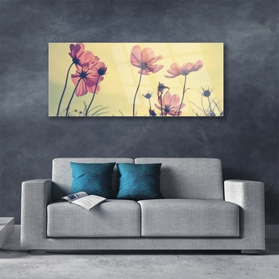 Plexiglas® Wall Art Flowers floral pink