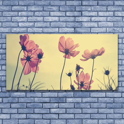 Plexiglas® Wall Art Flowers floral pink