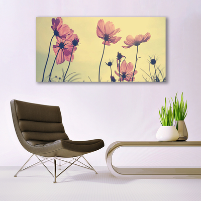 Plexiglas® Wall Art Flowers floral pink