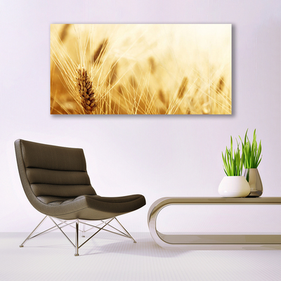 Plexiglas® Wall Art Wheat floral yellow