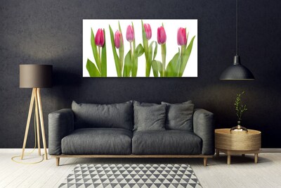 Plexiglas® Wall Art Tulips floral red