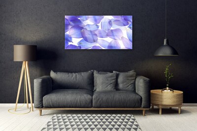 Plexiglas® Wall Art Petals floral purple