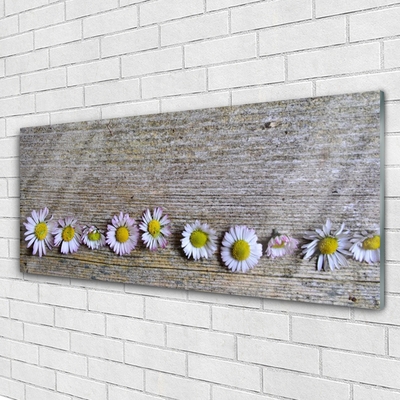 Plexiglas® Wall Art Daisy floral yellow white pink