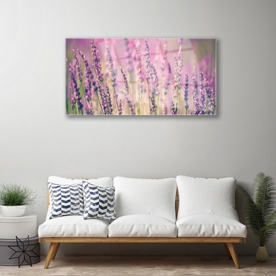 Plexiglas® Wall Art Flowers floral purple