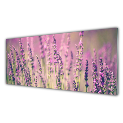 Plexiglas® Wall Art Flowers floral purple