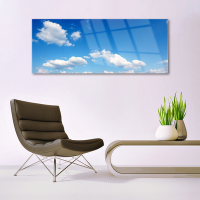 Plexiglas® Wall Art Sky landscape blue white