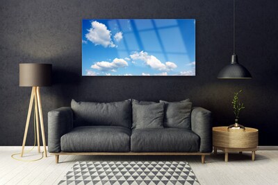 Plexiglas® Wall Art Sky landscape blue white