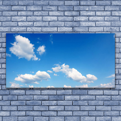 Plexiglas® Wall Art Sky landscape blue white