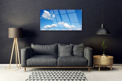 Plexiglas® Wall Art Sky landscape blue white