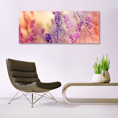 Plexiglas® Wall Art Flowers floral purple pink