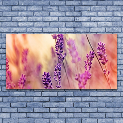 Plexiglas® Wall Art Flowers floral purple pink