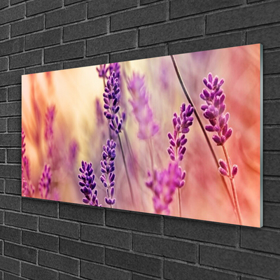 Plexiglas® Wall Art Flowers floral purple pink